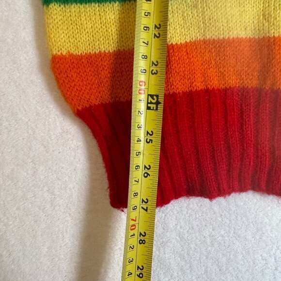 Vintage Rainbow Shetland Wool Made in Scotland Not Sized #1427 - Picture 7 of 10